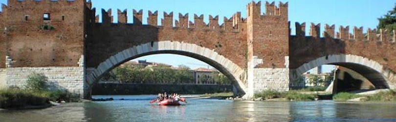 Rafting fácil en Verona - Adige (Etsch) con Adige Rafting.