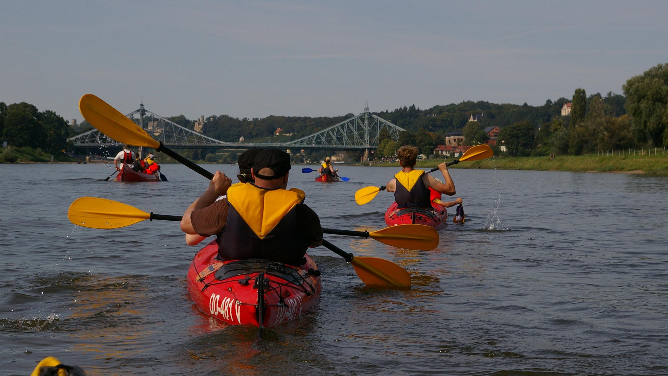 Canoe Tour "DresdenJohannstadt" Elbe Kanu Dresden