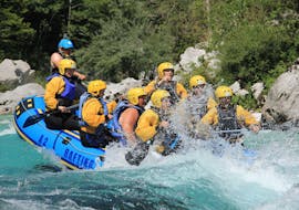A group during the rafting on the Soča River - Go 2 Action Tour with A2 Rafting Kobarid