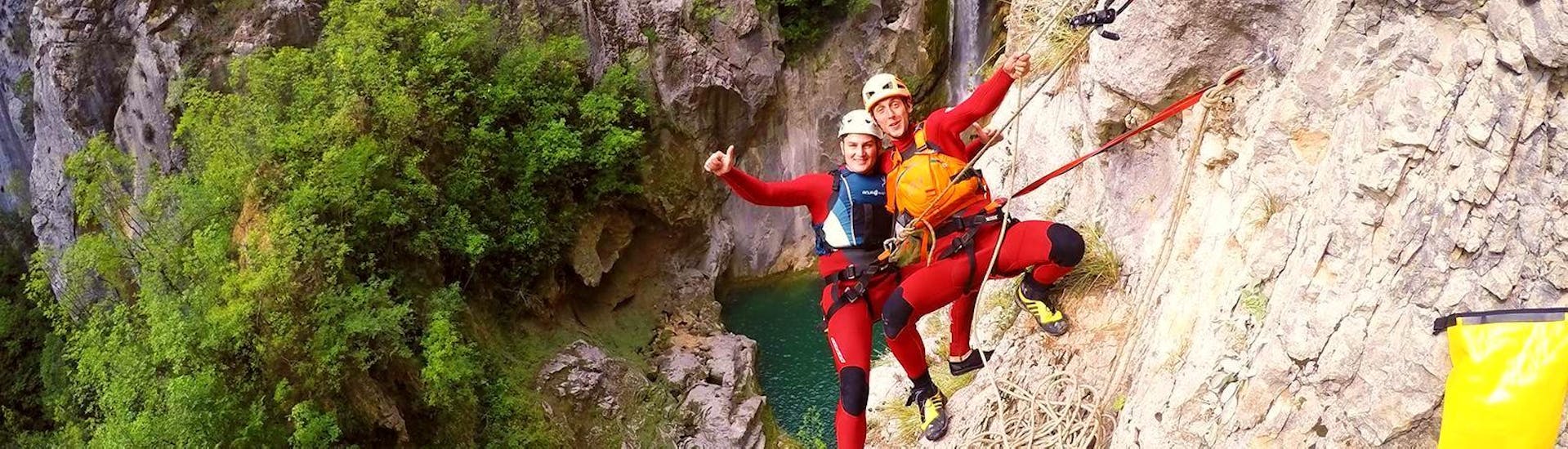Advanced Canyoning in the Cetina River near Omiš with Adventure Omiš - Hero image