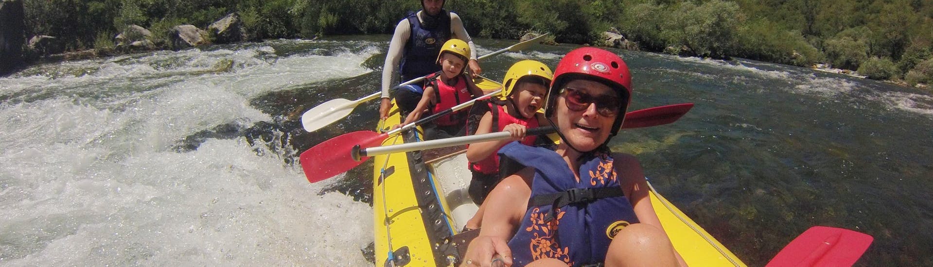 Rafting for Families on the Cetina.