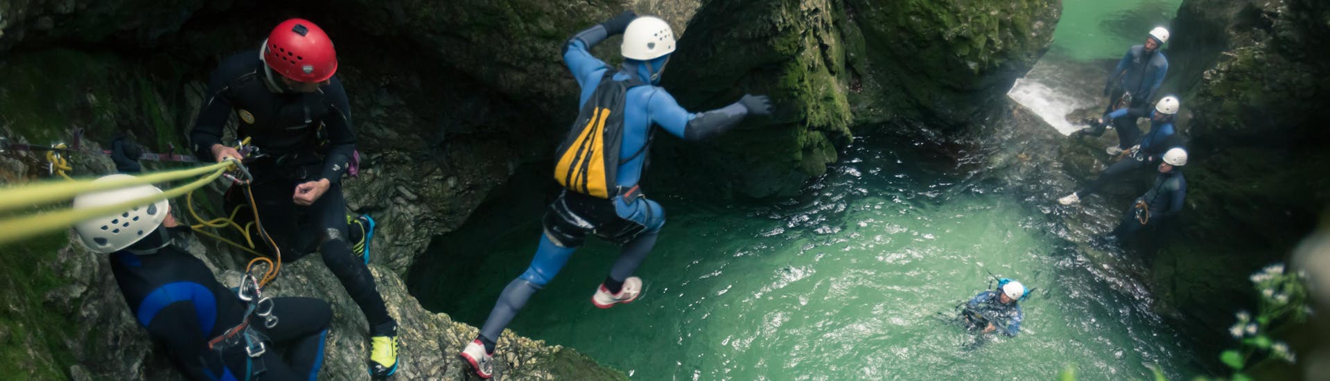Canyoning Adventure in Triglav National Park for Groups with 3glav Adventures Bled - Hero image