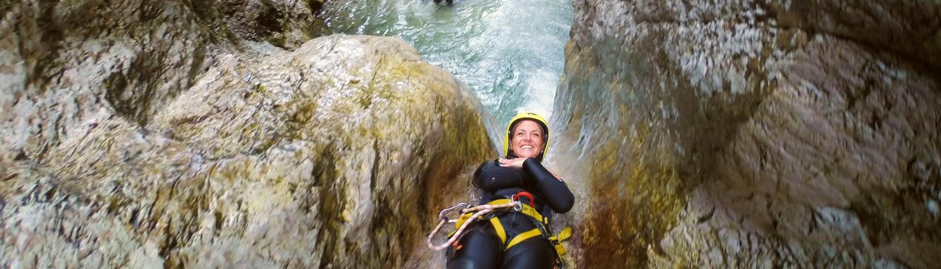 An extraordinary experience during the Canyoning in the Sušec Gorge for Groups (from 8 people) with TOP Rafting Centre Bovec.