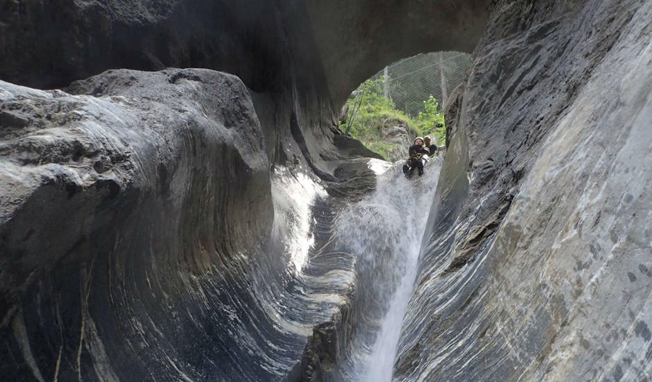 Canyoning in the Hidden Valley in Pfunds for Kids & Families.