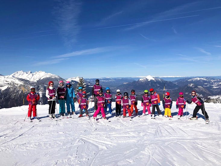 Kids Ski Lessons (5-15 y.) in Flaine.