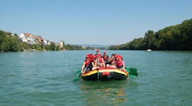 Picture of the participants during the Rafting "Soft" for Groups (15+ ppl.) - Rhine with Black Forest Magic Outdoorschule.