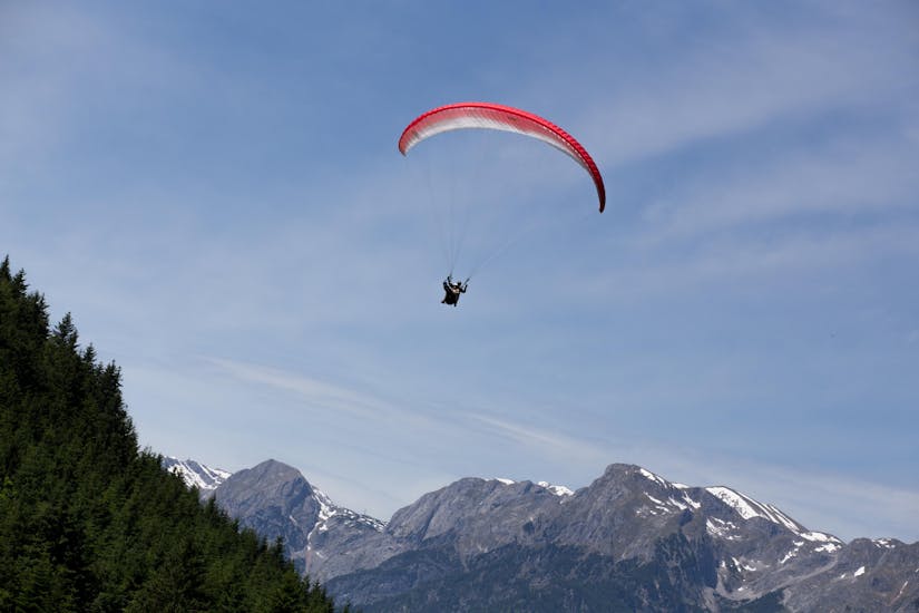 Tandem Paragliding from Bischling in Werfenweng - Panorama.