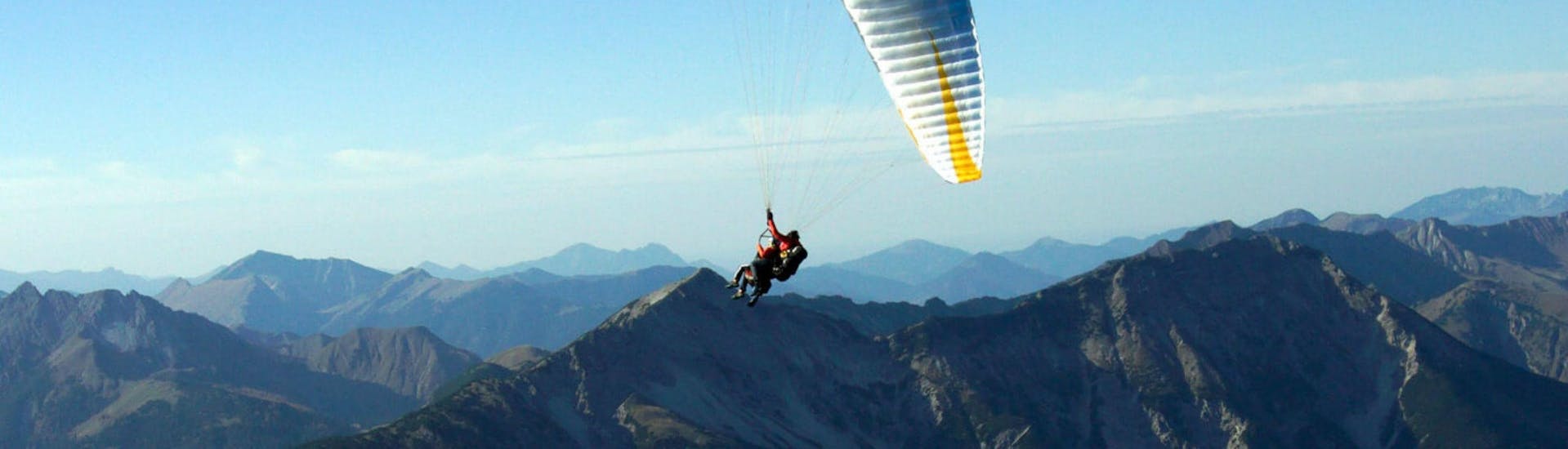 Thermisch tandem paragliding - Rofangebirge.