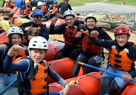 Rafting on the Inn River for Kids from Engadin Adventure.