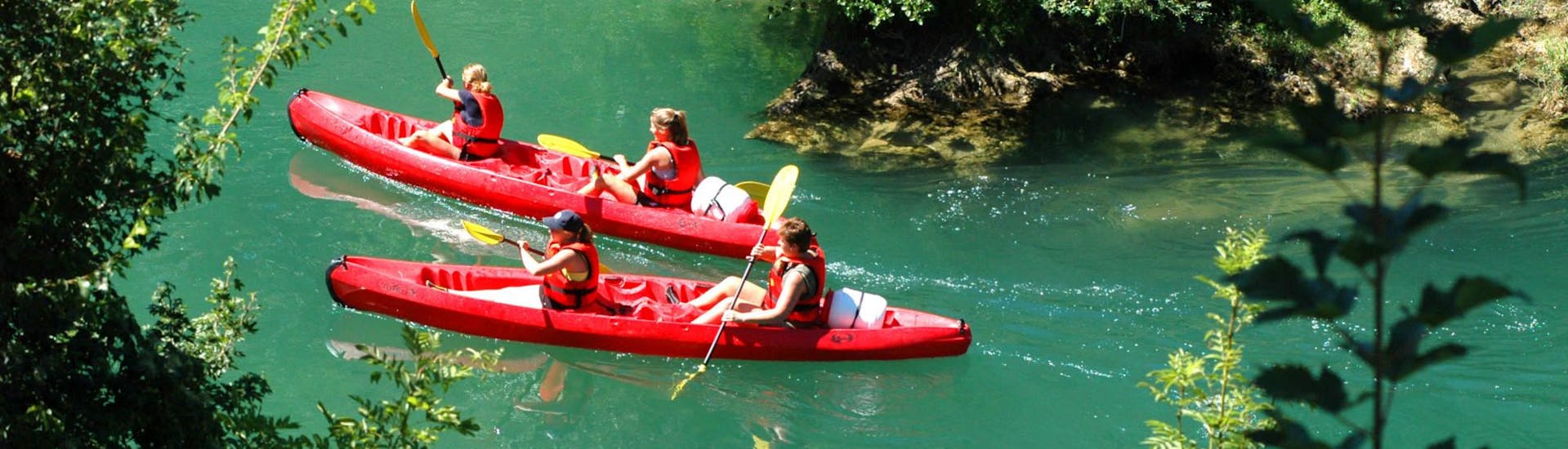 13km Kayak & Canoe Hire on Dourbie - From Boffi to Creissels
