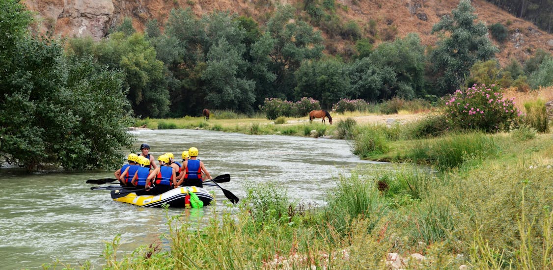Rafting on the Genil River for Families.