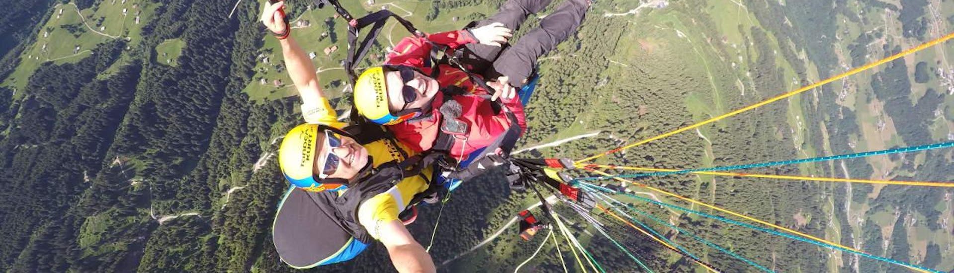 Tandem Paragliding im Montafon - 3 Berge Flug.