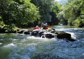 Canoe on the Tanagro River in Pertosa with Campobase Campania