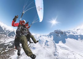 Tandem Paragliding Thermal Flight in Klosters  with Air Davos
