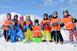 Kids Ski Lessons (6-12 y.) for All Levels from European Ski School Les Deux Alpes.