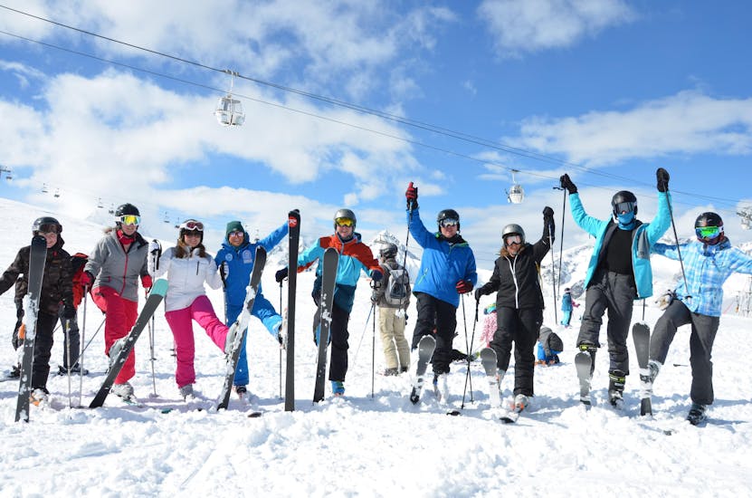 Adult Ski Lessons (from 13 y.) for All Levels.
