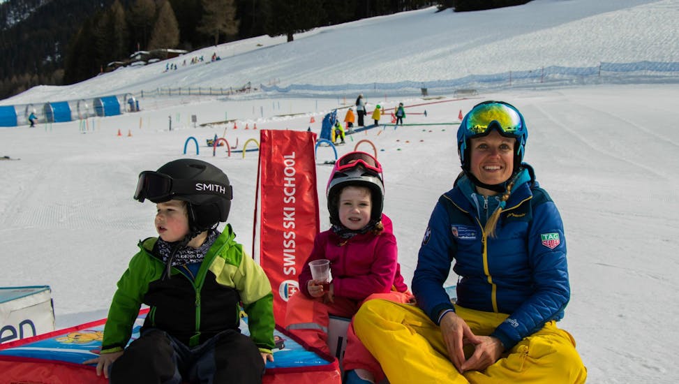 Kids Ski Lessons "Bünda" (5-10 y.) for Intermediates.