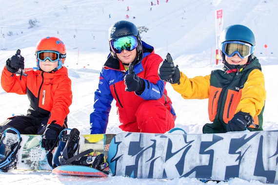 Kids & Adults Snowboarding Lessons (from 8 y.) for Advanced Snowboarders