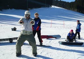 Snowboardkurs für Kinder &amp; Erwachsene für Anfänger mit Learn2Ride Snowboardschule Oberhof