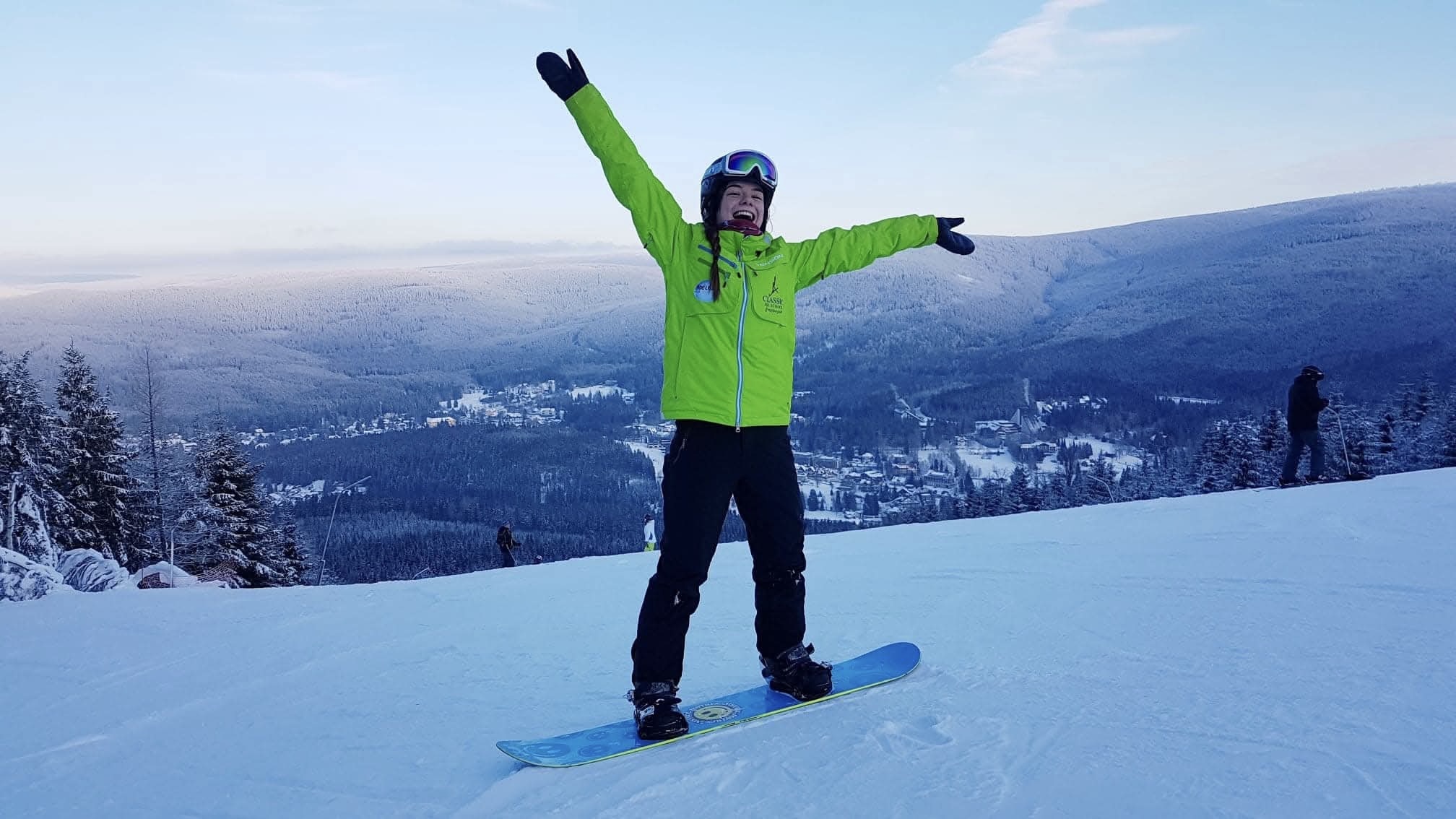 Snowboard Lessons "Max. 7 participants" - Incl. Equipment from Classic Ski School Harrachov.