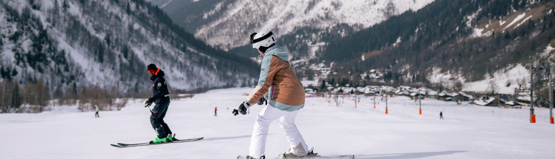 Clases de esquí para adultos (desde 13 años) en Chamonix/Savoy - 4 días (dom.-mi.).