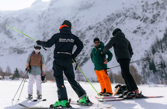 Adult Ski Lessons (from 13 y.) in Chamonix/Savoy - 4 Days (Sun-Wed)