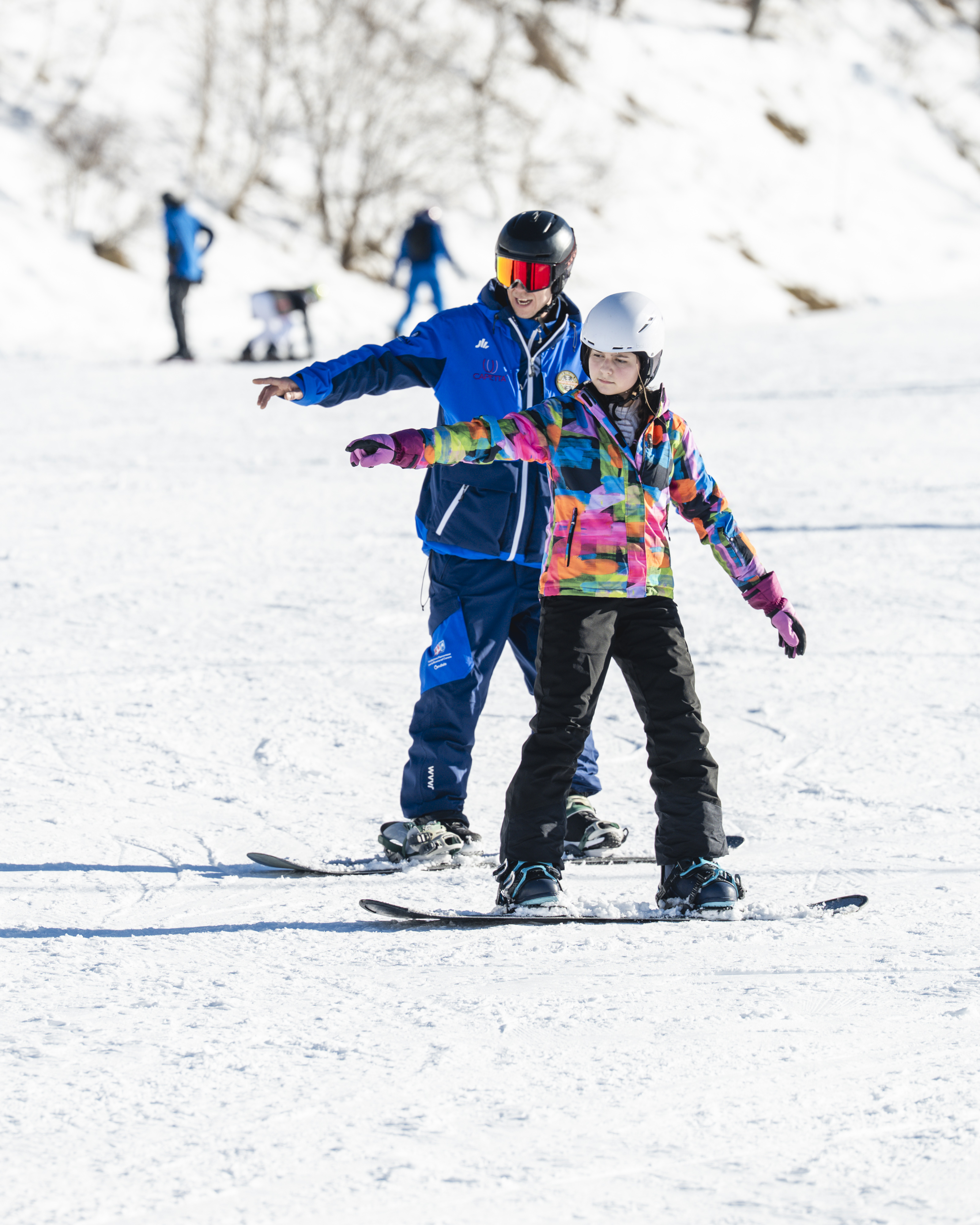 Private Snowboarding Lessons for Kids & Adults of All Levels.