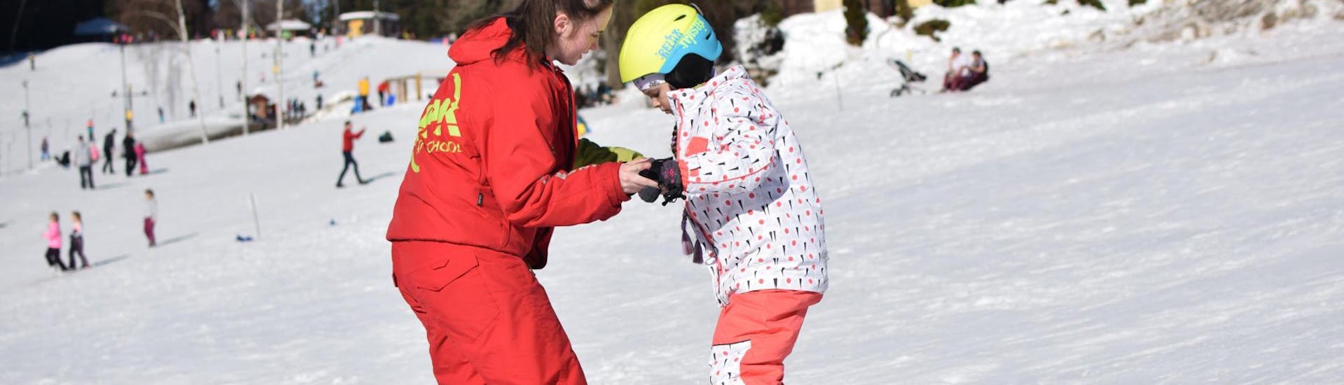 Privélessen snowboarden voor kinderen en volwassenen van alle niveaus.