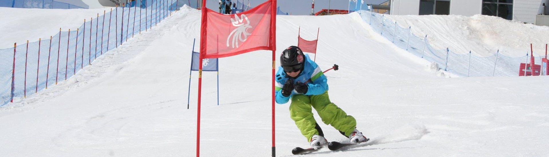 Kids Ski Lessons (9-13 y.) for Advanced - Full Day with Kronschool Valdaora - Hero image