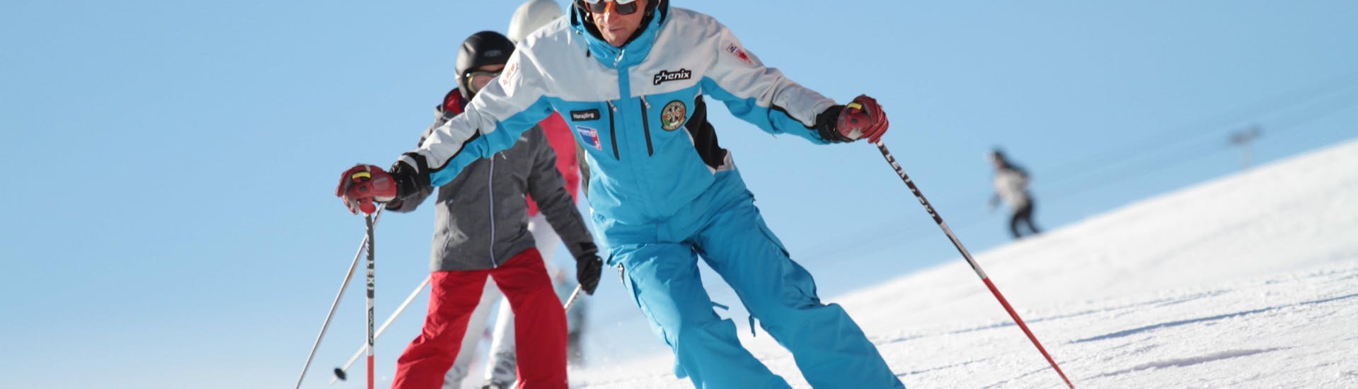 Private Skikurse für Erwachsene für alle Levels.