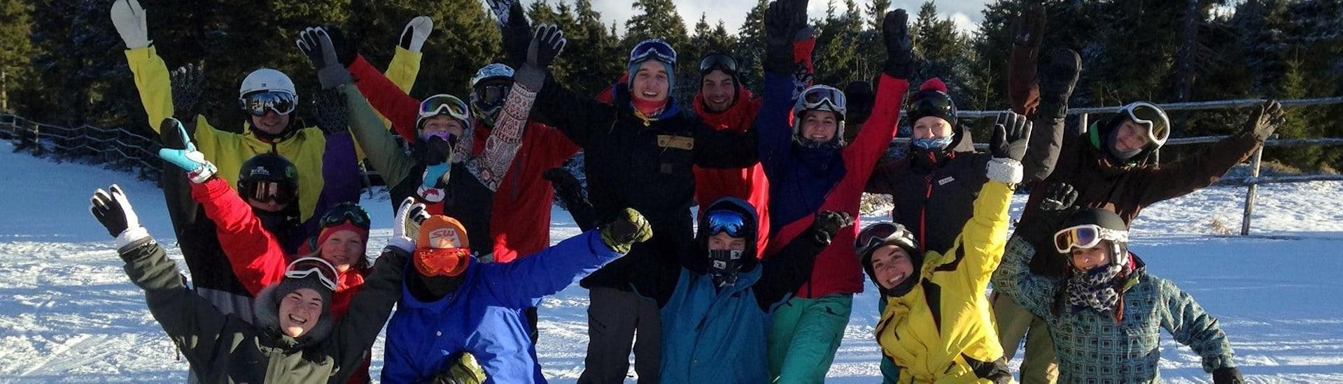Snowboardkurs für Erwachsene - Gruppenunterricht.