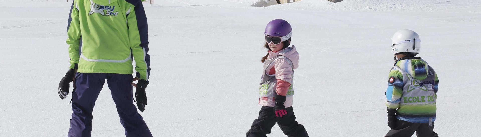 Kids are following Private Ski Lessons for Kids of All Ages - Holidays with our partner EasySki Alpe d’Huez.