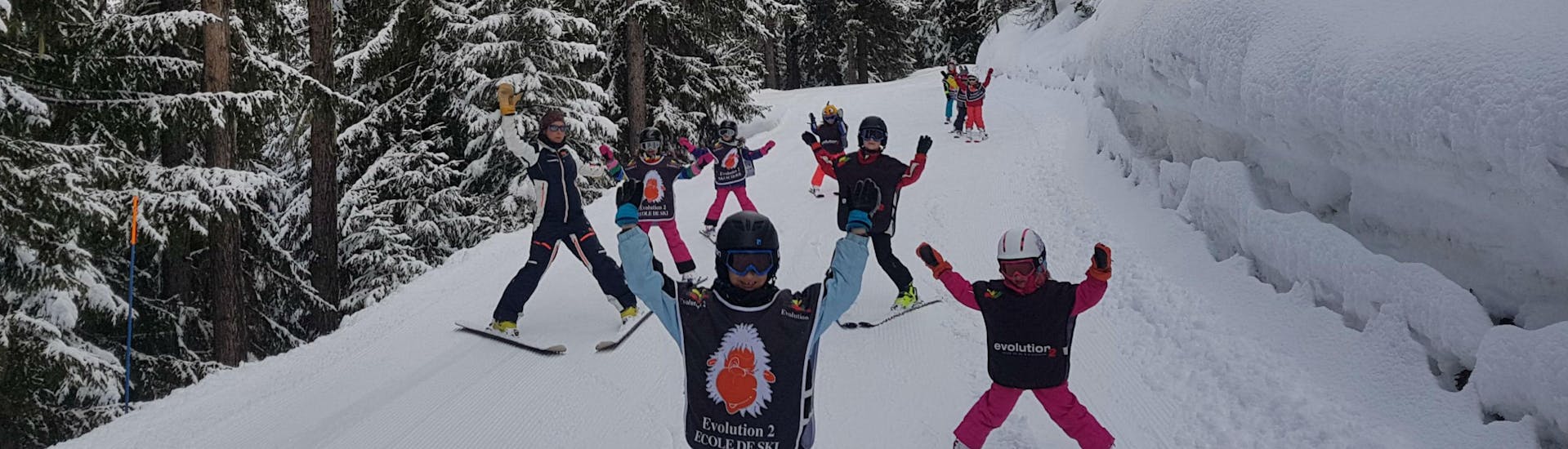 Cours de ski Enfants (5-14 ans) - Max 6 par groupe.