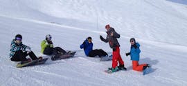 Snowboardkurs ab 10 Jahren für alle Levels mit École de ski Evolution 2 Sainte Foy.