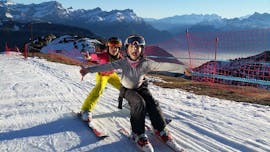 Lezioni private di sci per bambini a partire da 3 anni per tutti i livelli con LeysinSki.