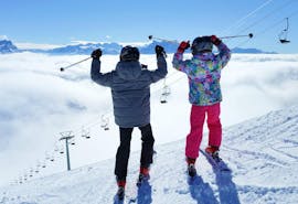 Privater Skikurs für Erwachsene und Familien aller Levels mit LeysinSki.