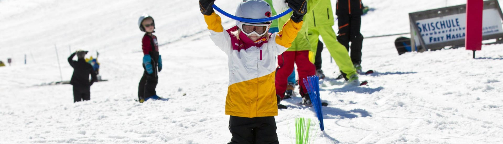 Kids Ski Lessons (from 4 y.) of All Levels.