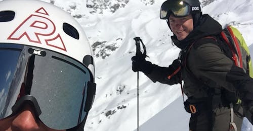 Lezioni private di sci freeride per adulti con Ride'em Scuola di Sci Breuil-Cervinia Lezioni private di sci freeride per adulti con Ride'em Scuola di Sci Breuil-Cervinia.