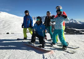 Snowboardlessen voor kinderen en volwassenen voor alle niveaus met Scuola di Sci Val di Fiemme.