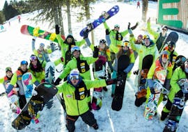 Snowboardkurs für Kinder &amp; Erwachsene für Fortgeschrittene mit Sport Suli &amp; Snowboardschule Suli