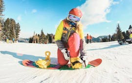 Privé snowboardlessen voor kinderen en volwassenen van alle niveaus met Sport Suli & Snowboardschule Suli.