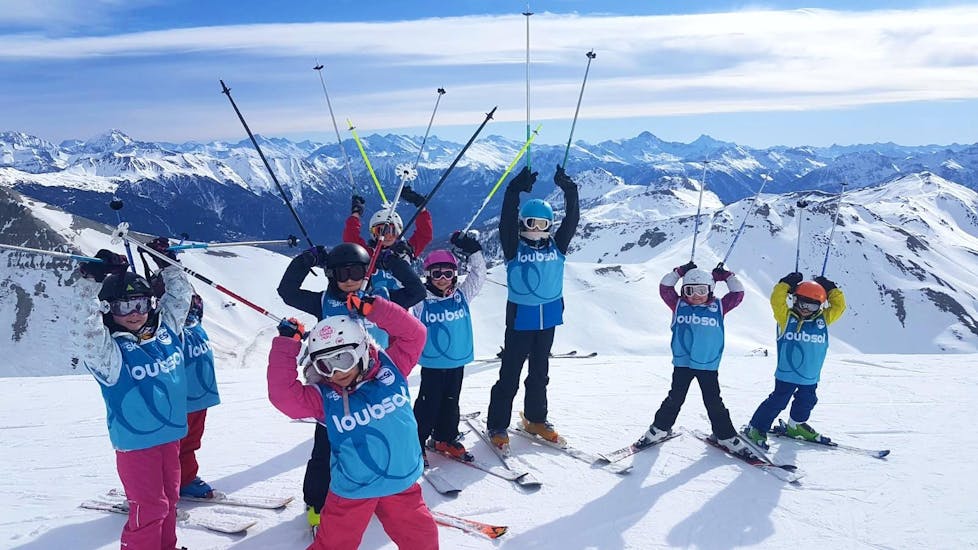 Kids Ski Lessons (6-11 y.) for All Levels.