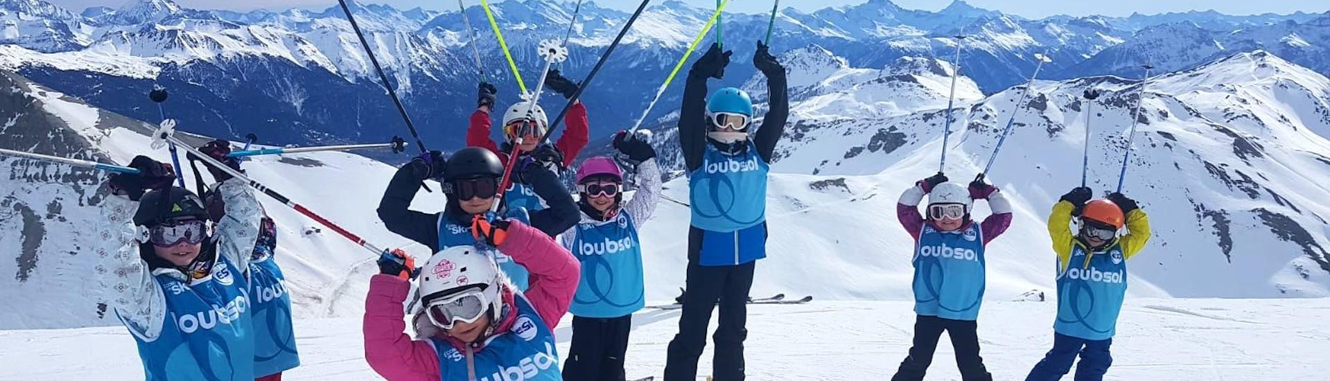 Kids Ski Lessons (6-11 y.) for All Levels.