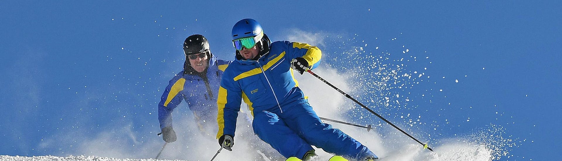 Adult Ski Lessons for Advanced Skiers.