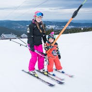 Skikurs für Kinder (7-13 Jahre) - Anfänger mit Skischule Snow4fun Szklarska Poreba.