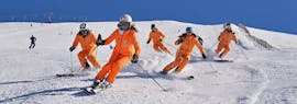 Private Ski Lessons for Adults of All Levels from Ski School Happy Ski Sierra Nevada.
