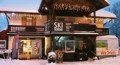 The shop of Ski Rental Sport 2000 Igls.