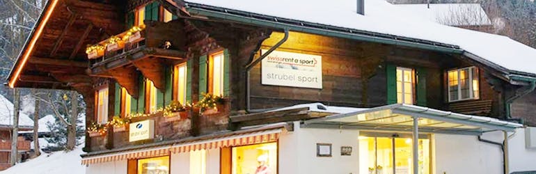 Photo du Magasin de location de ski Strubel Sport à Lenk.