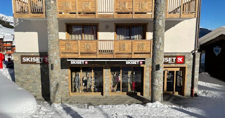 Extérieur de la Location de Ski Skiset Valmorel.