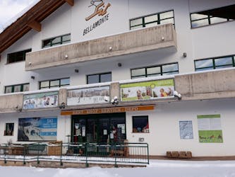 Picture from the Ski Rental Castelir Service Bellamonte shop from outside.